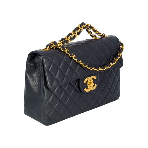 black chanel classic handbag|pre owned vintage chanel bags.